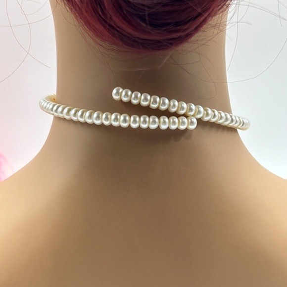 Honora White Freshwater Pearl Wrap Necklace - Picture 3 of 4